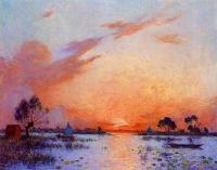 Ferdinand Loyen Du Puigaudeau - Sunset in Briere